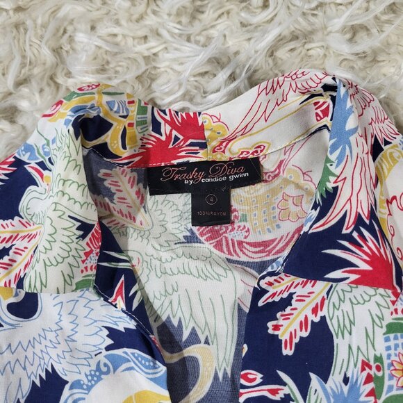 Trashy Diva Cool Floral Dress - Size 4 - Picture 5 of 15